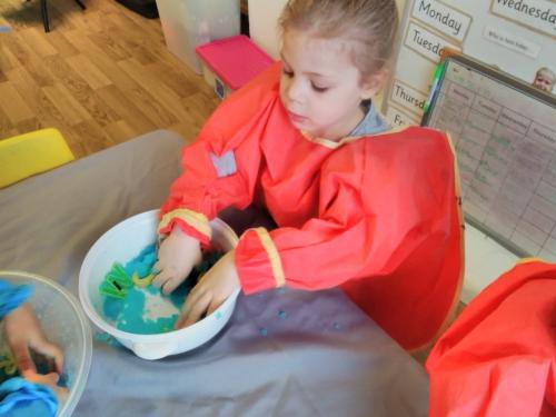 Pre-school- Messy play