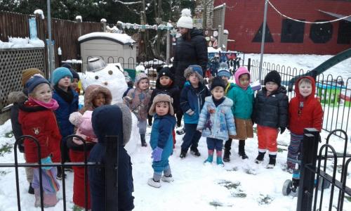 Pre-school- Fun in the snow